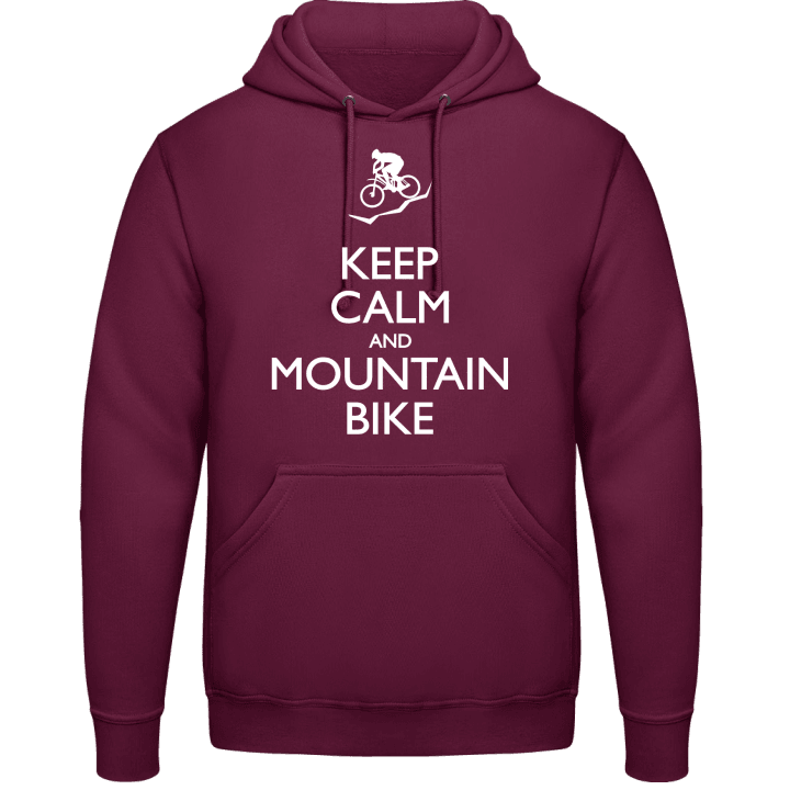 Keep Calm and Mountain Bike Kapuzenpulli contain pic