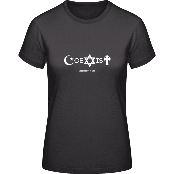 Coexistence T-skjorte for kvinner contain pic