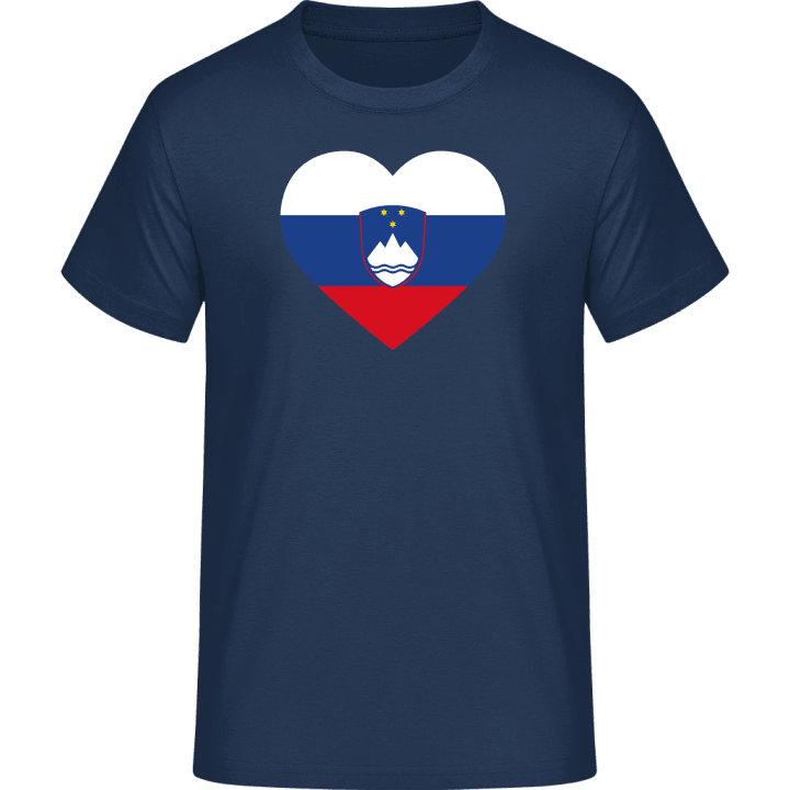 Slovenia Heart Flag T-Shirt contain pic