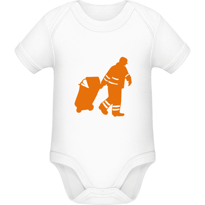 Garbage Man Icon Baby Romper contain pic