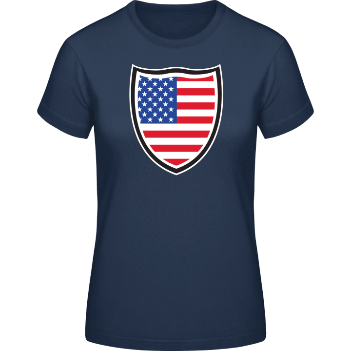 USA Shield Flag T-shirt för kvinnor contain pic
