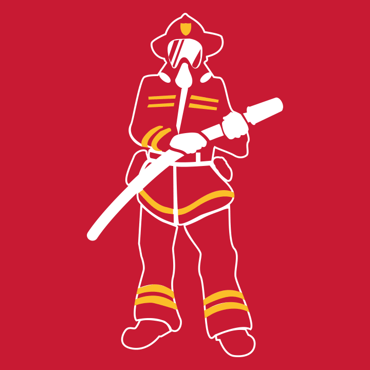 Firefighter Silhouette Women long Sleeve Shirt 0 image