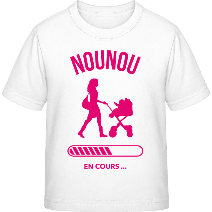 Nounou en cours T-shirt för barn contain pic