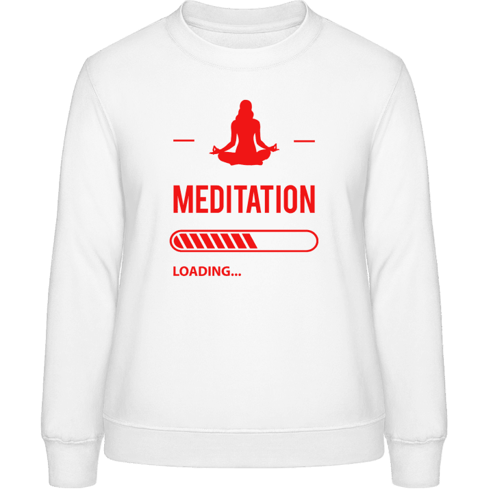 Meditation Loading Frauen Sweatshirt contain pic