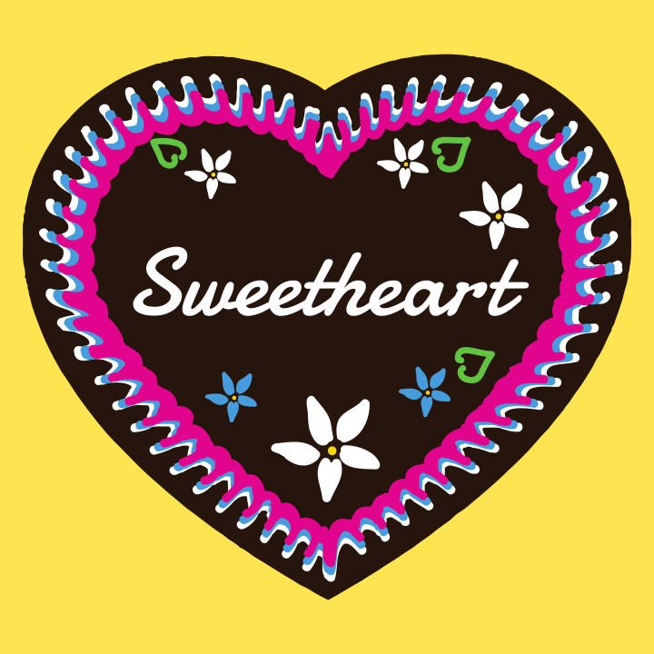 Sweetheart Gingerbread heart T-skjorte for kvinner 0 image