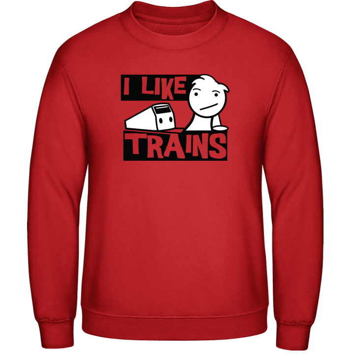 I Like Trains Sweatshirt 0 image