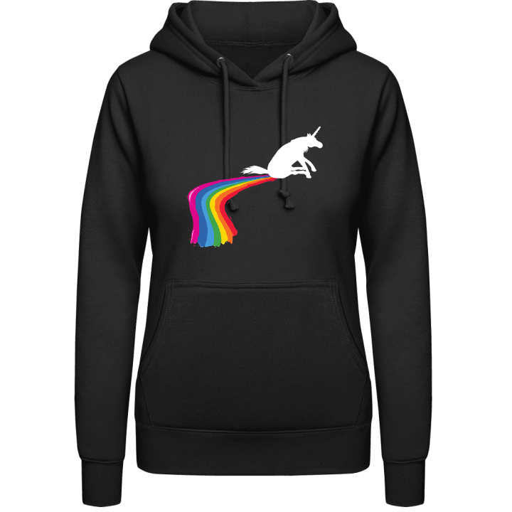 Unicorn Pooping A Rainbow  Hettegenser for kvinner 0 image