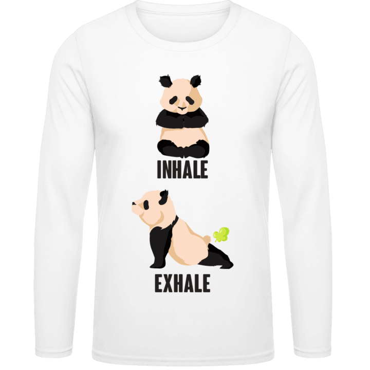 Inhale Exhale Panda  Long Sleeve Shirt 0 image