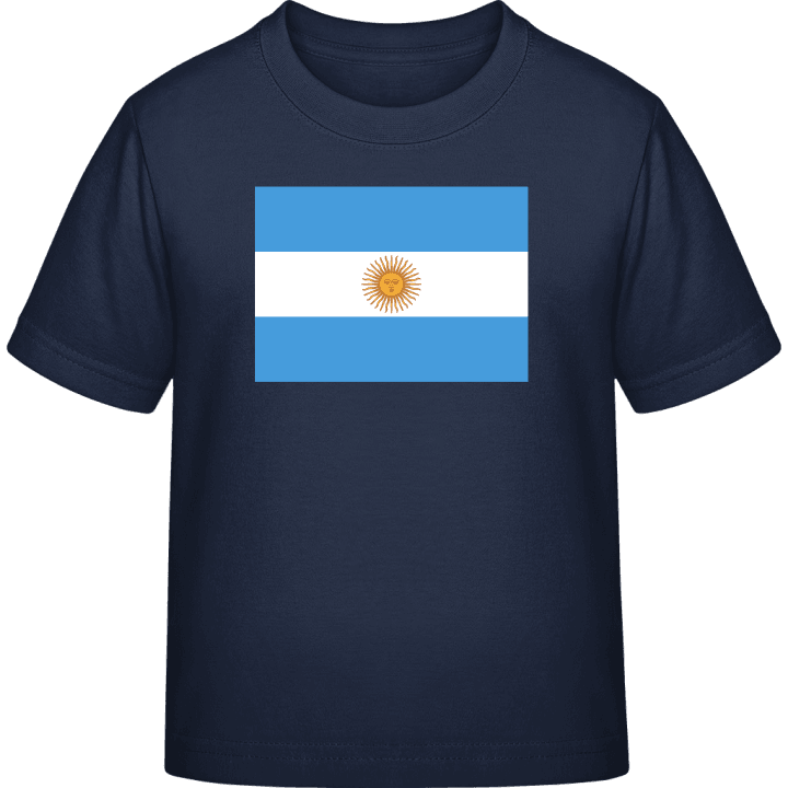 Argentina Flag Classic Kinder T-Shirt contain pic