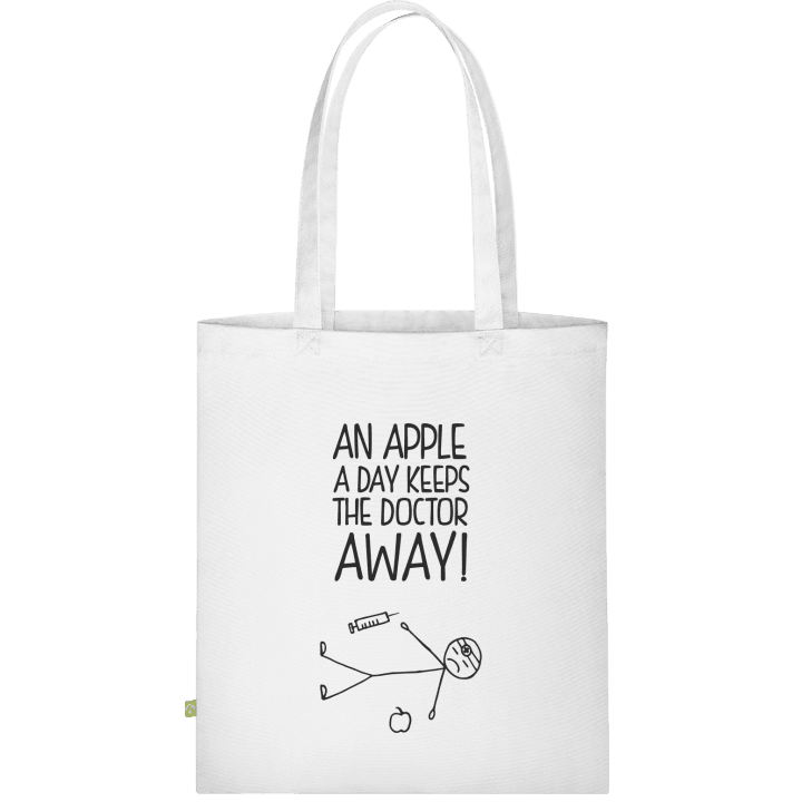 An Apple A Day Doctor Comic Väska av tyg contain pic