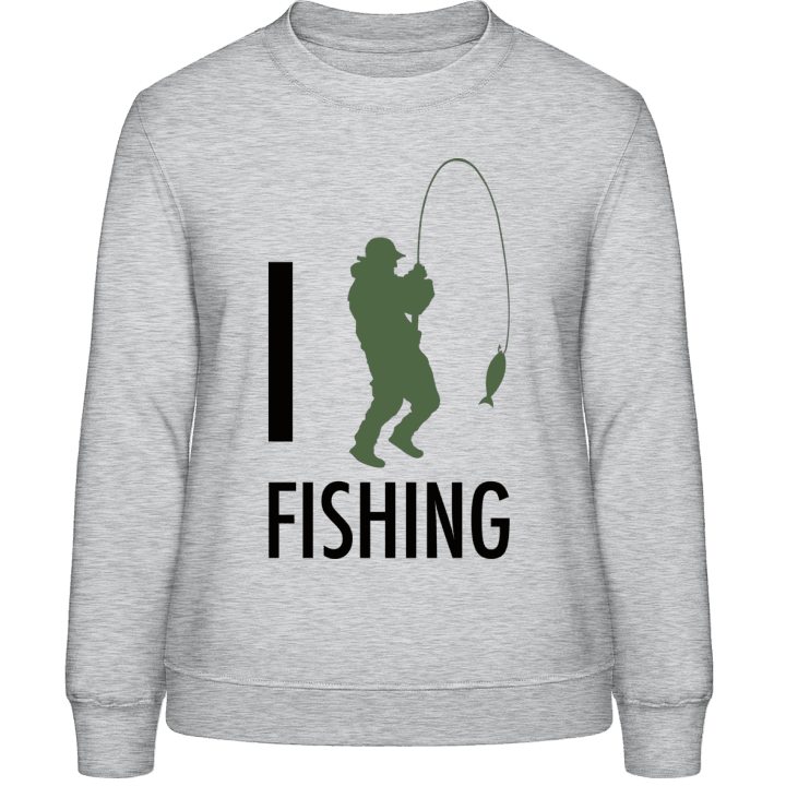 I Heart Fishing Sweatshirt til kvinder 0 image
