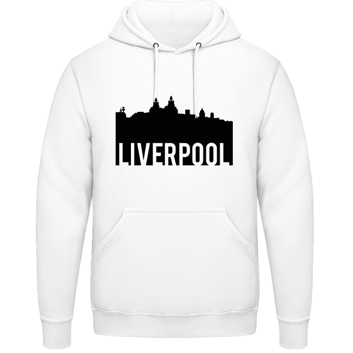 Liverpool City Skyline Felpa con cappuccio contain pic