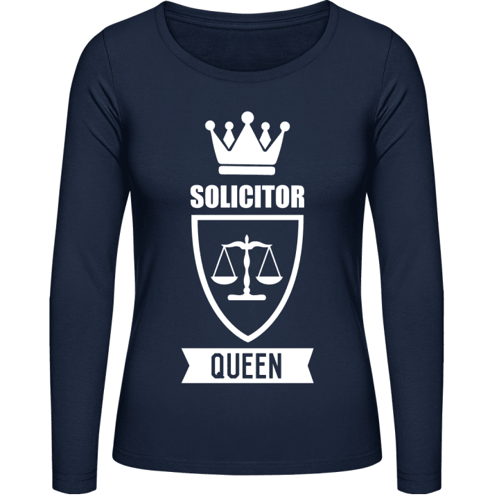 Solicitor Queen Frauen Langarmshirt contain pic