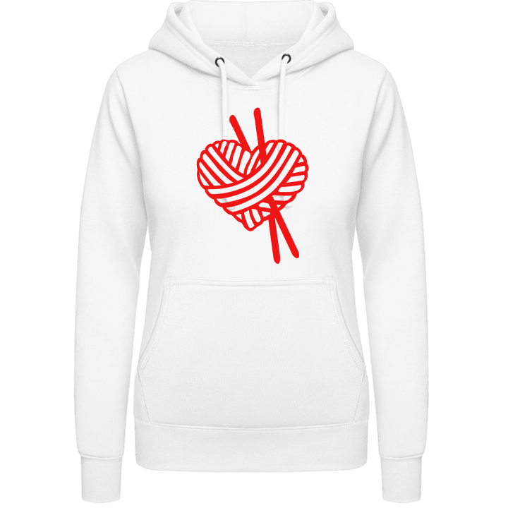 Knitting Heart Hættetrøje til kvinder 0 image