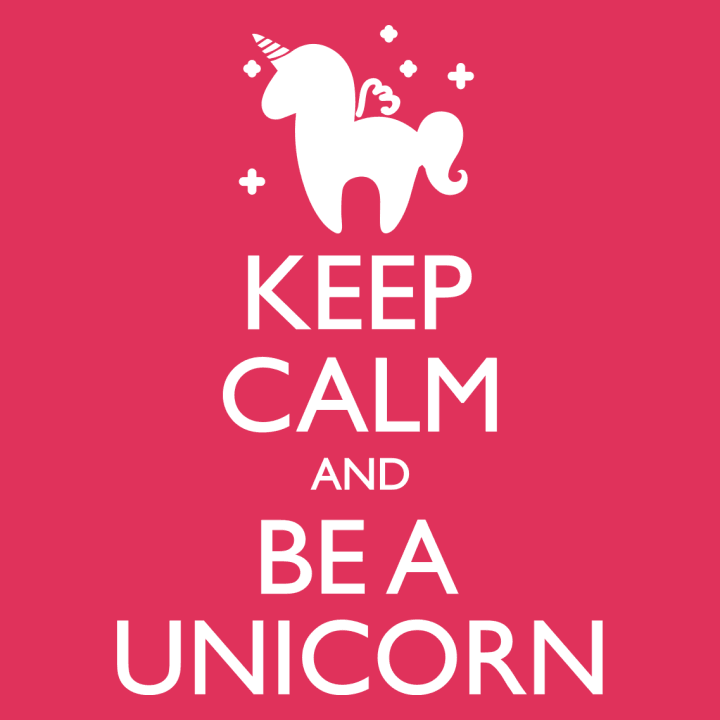 Keep Calm Be A Unicorn Langermet skjorte for kvinner 0 image