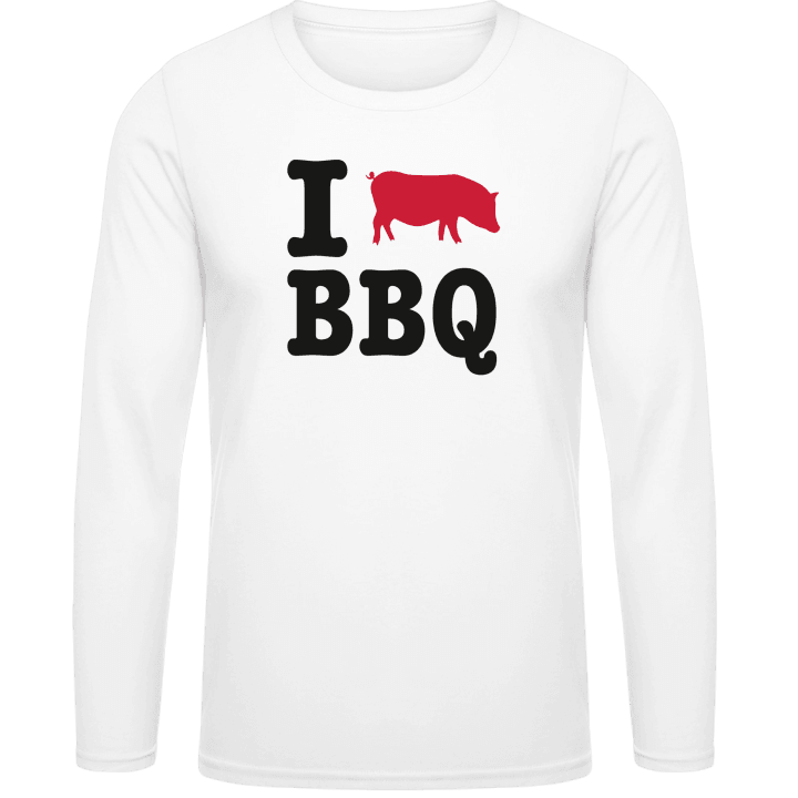 I Love BBQ T-shirt à manches longues contain pic