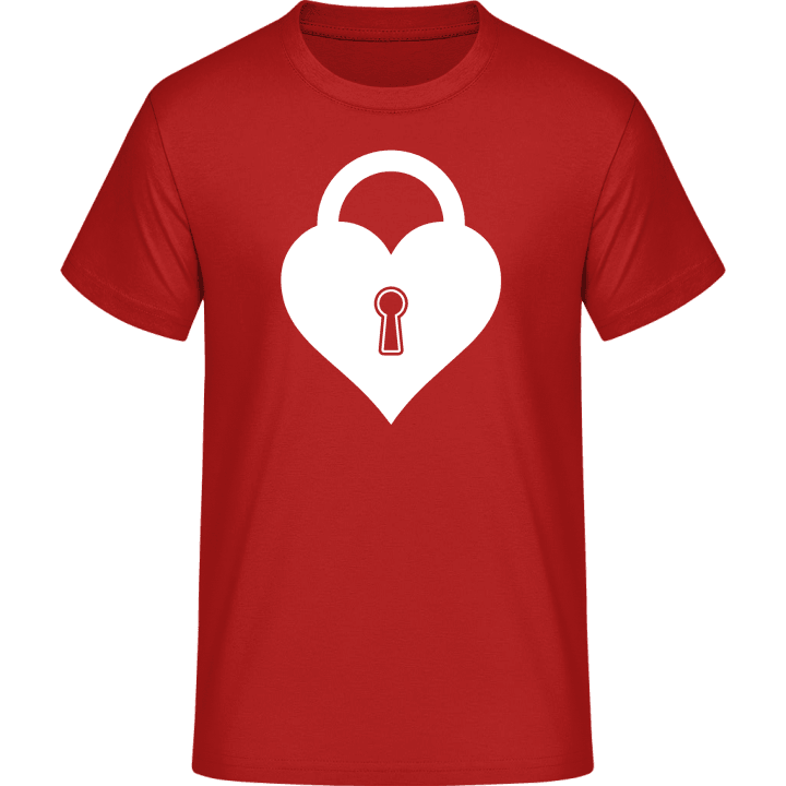 Heart Lock T-skjorte contain pic