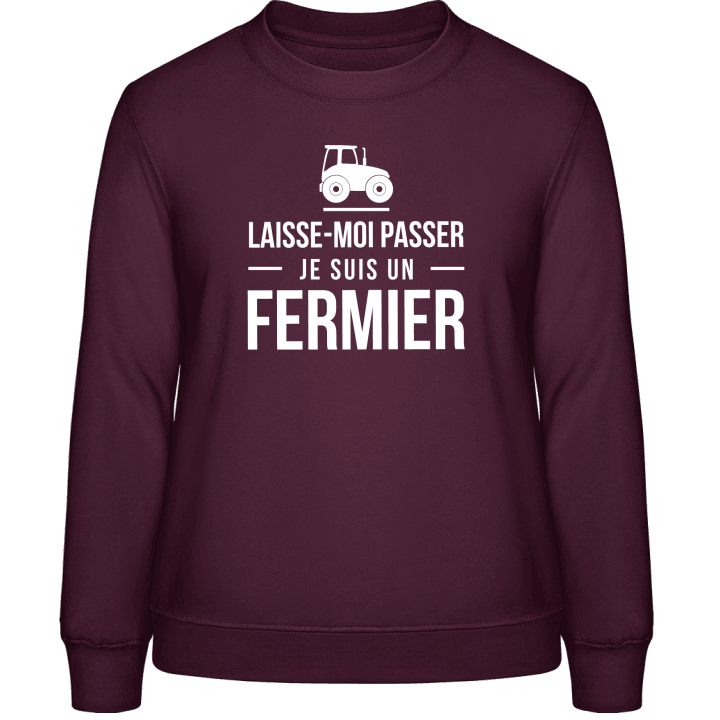 Je suis un fermier Frauen Sweatshirt contain pic