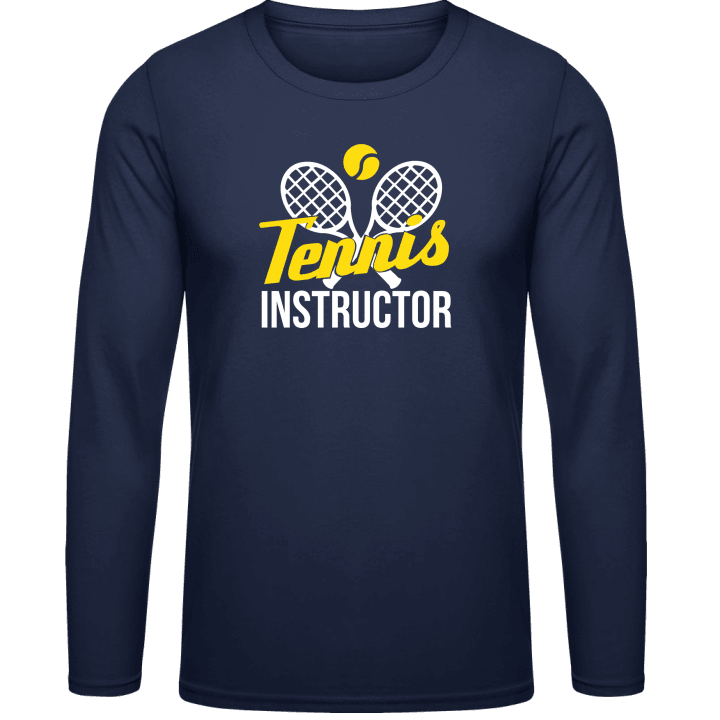 Tennis Instructor Shirt met lange mouwen contain pic