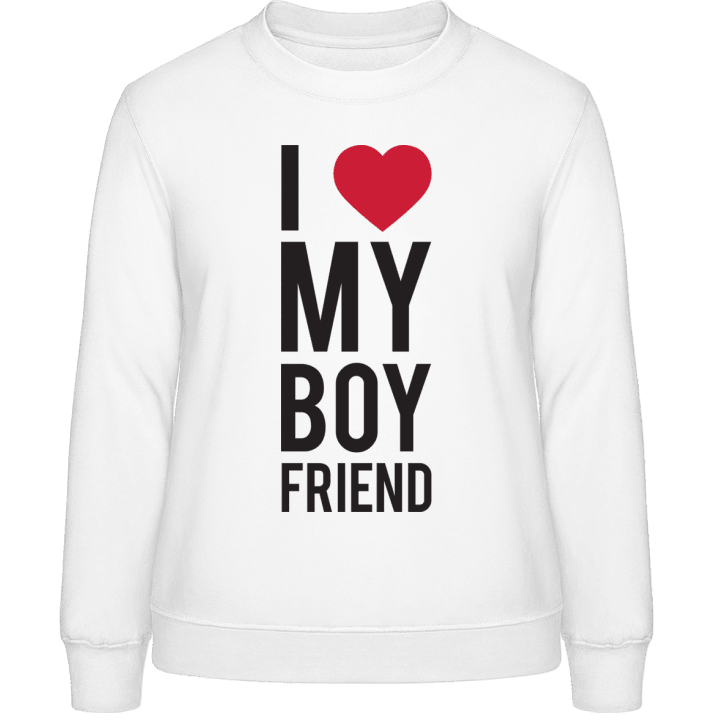 I Heart My Boyfriend Women Sweatshirt contain pic