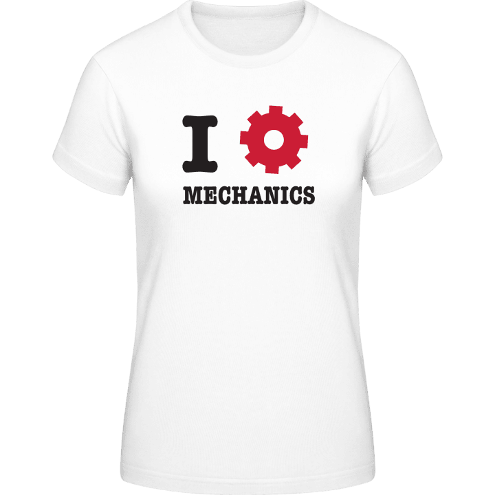 I Love Mechanics T-skjorte for kvinner contain pic