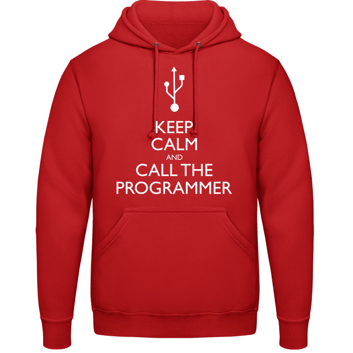 Keep Calm And Call The Programmer Huvtröja contain pic