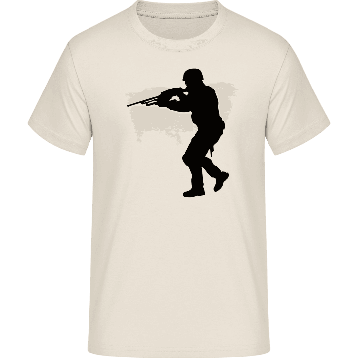 Soldier with Weapon T-Shirt contain pic