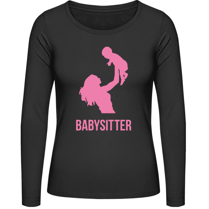 Babysitter Frauen Langarmshirt contain pic