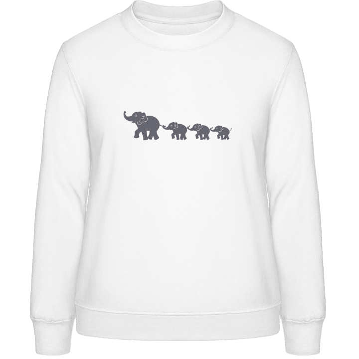 Elephant Family Sweatshirt til kvinder 0 image
