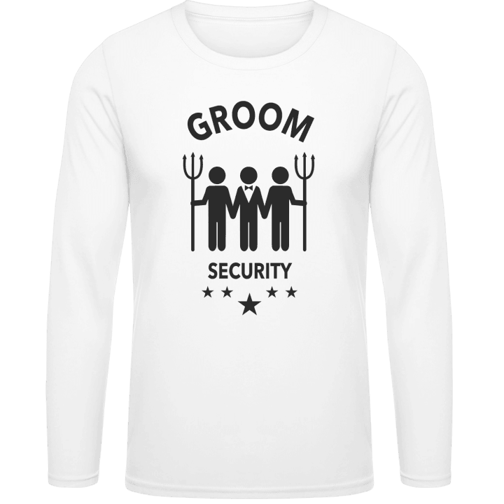 Groom Security Shirt met lange mouwen contain pic
