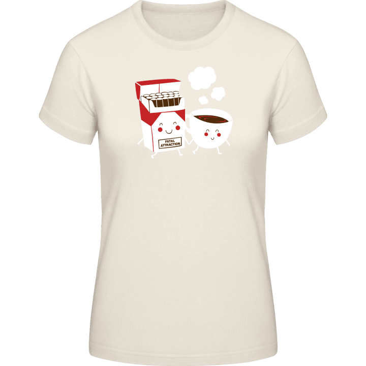 Coffe And Cigarretes T-skjorte for kvinner contain pic