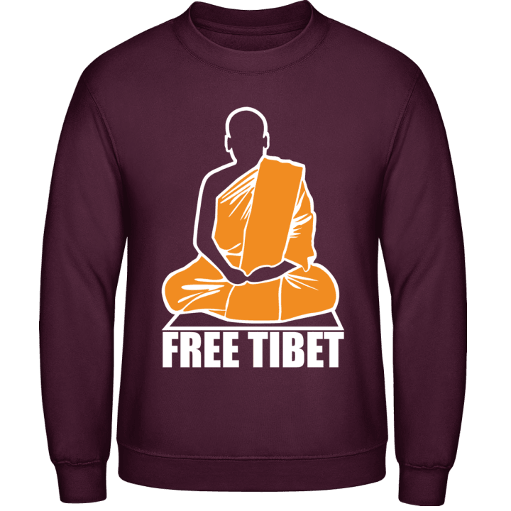 Free Tibet Mönch Sweatshirt contain pic
