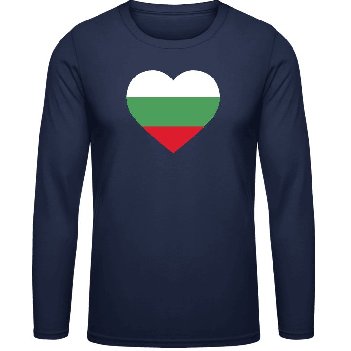Bulgaria Heart Shirt met lange mouwen contain pic