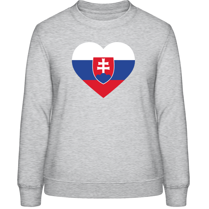 Slovakia Heart Flag Sweatshirt för kvinnor contain pic