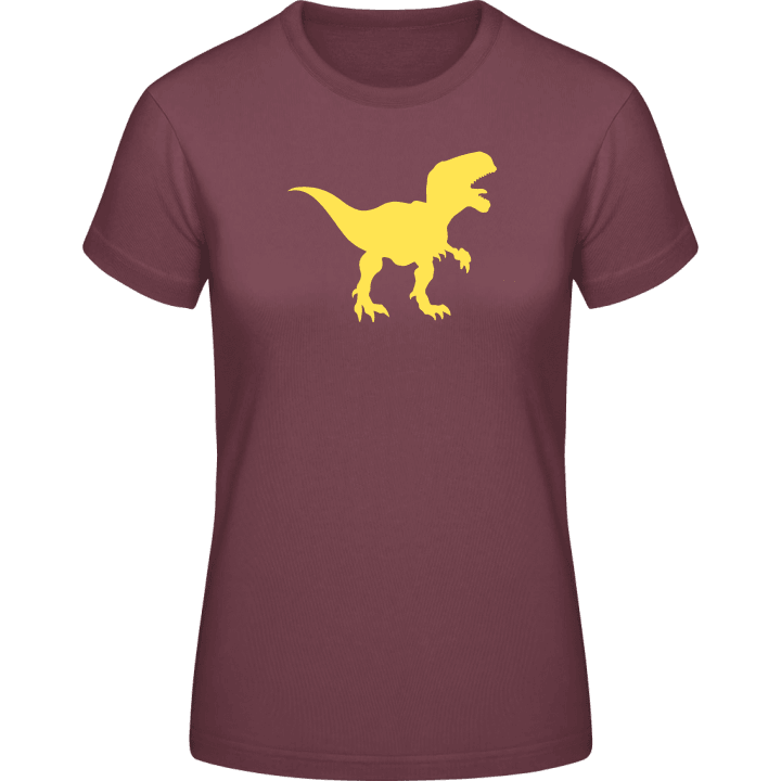 T Rex Dino Silhouette Vrouwen T-shirt 0 image