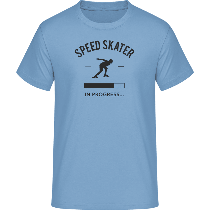 Speed Skater in Progress T-skjorte contain pic