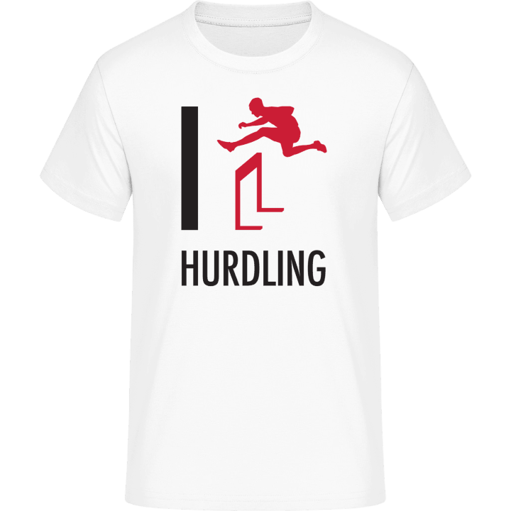 I Love Hurdling T-skjorte contain pic