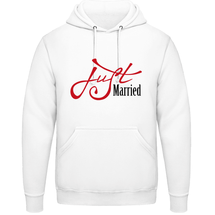 Just Married Sudadera con capucha contain pic