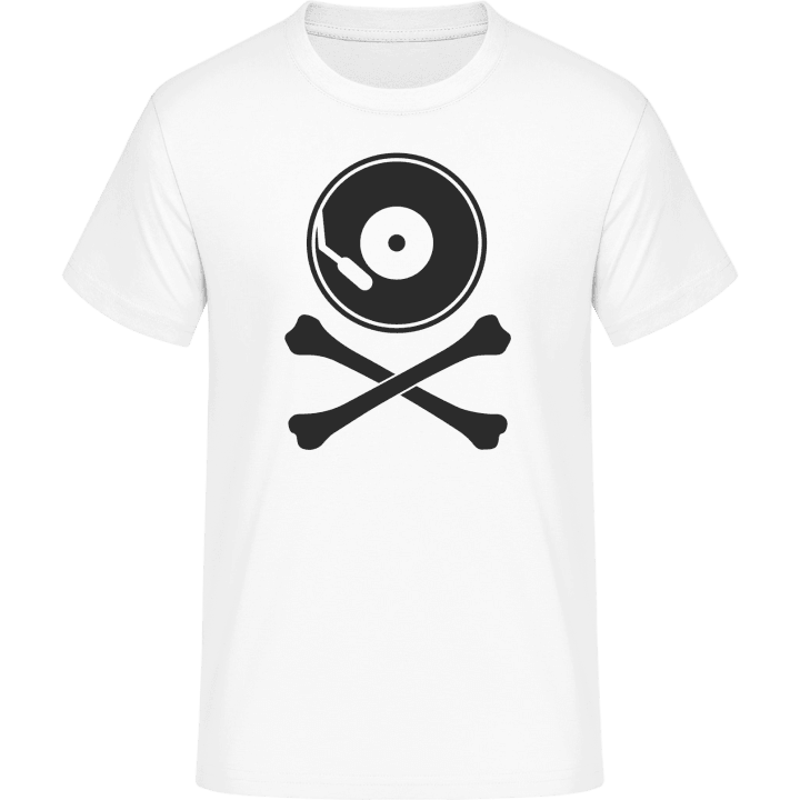 Vinyl And Crossed Bones T-Shirt 0 image