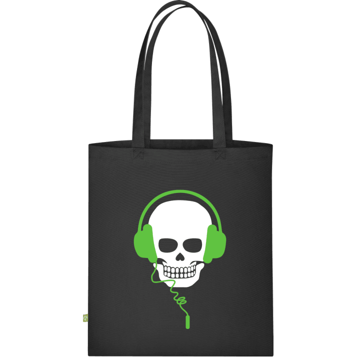 Music Lover Skull Headphones Stofftasche contain pic