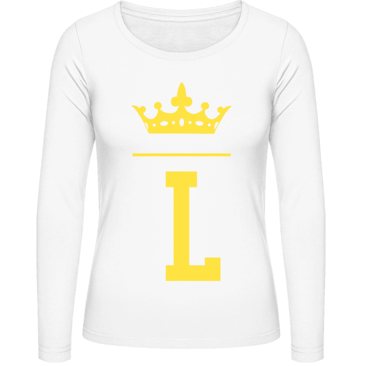 L Initial Frauen Langarmshirt 0 image