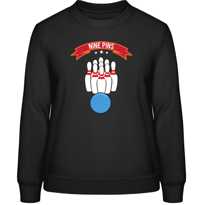Nine Pins Frauen Sweatshirt contain pic