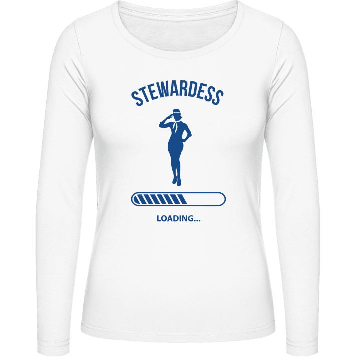 Stewardess Loading T-shirt à manches longues pour femmes contain pic