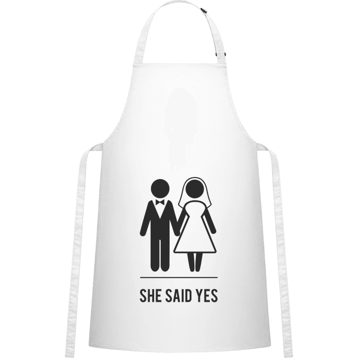 She said YES Kitchen Apron contain pic