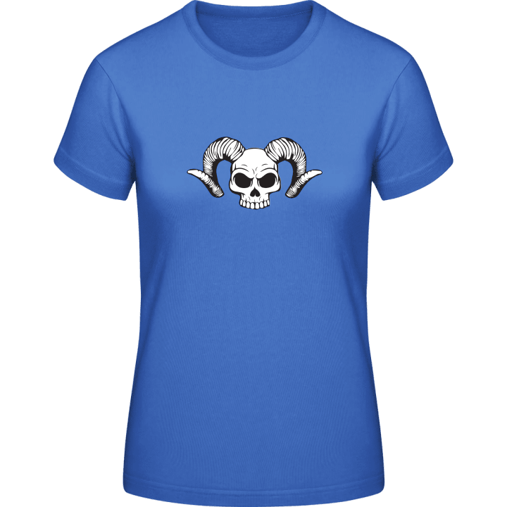 Devil Skull T-skjorte for kvinner contain pic