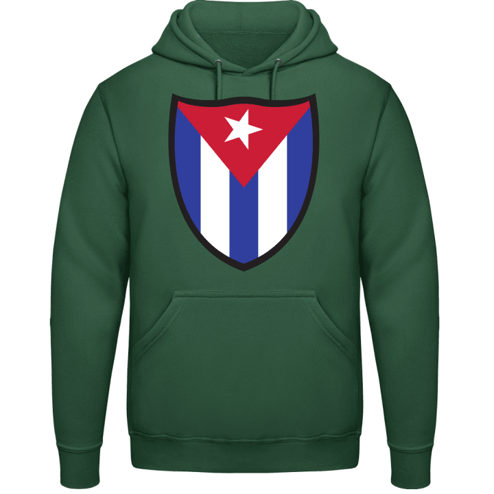 Cuba Flag Shield Sudadera con capucha contain pic