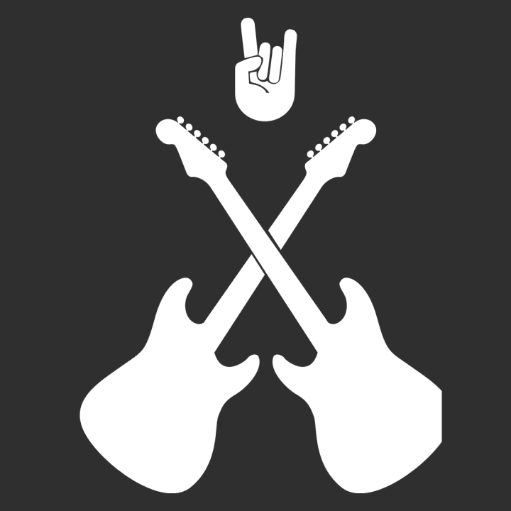 Rock On Guitars Crossed T-shirt för bebisar 0 image