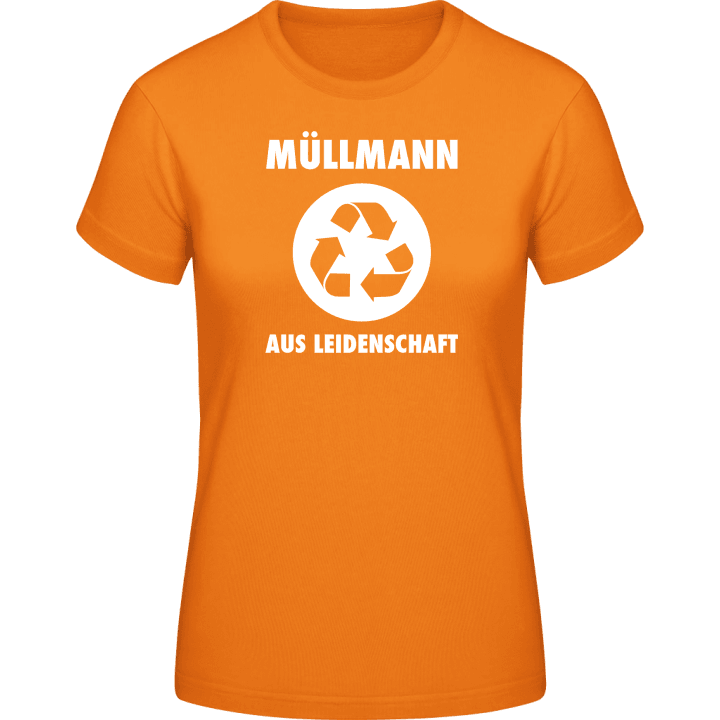 Müllmann aus Leidenschaft T-skjorte for kvinner 0 image