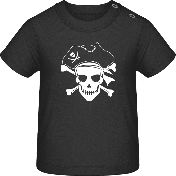 Pirate Skull With Hat Camiseta de bebé 0 image