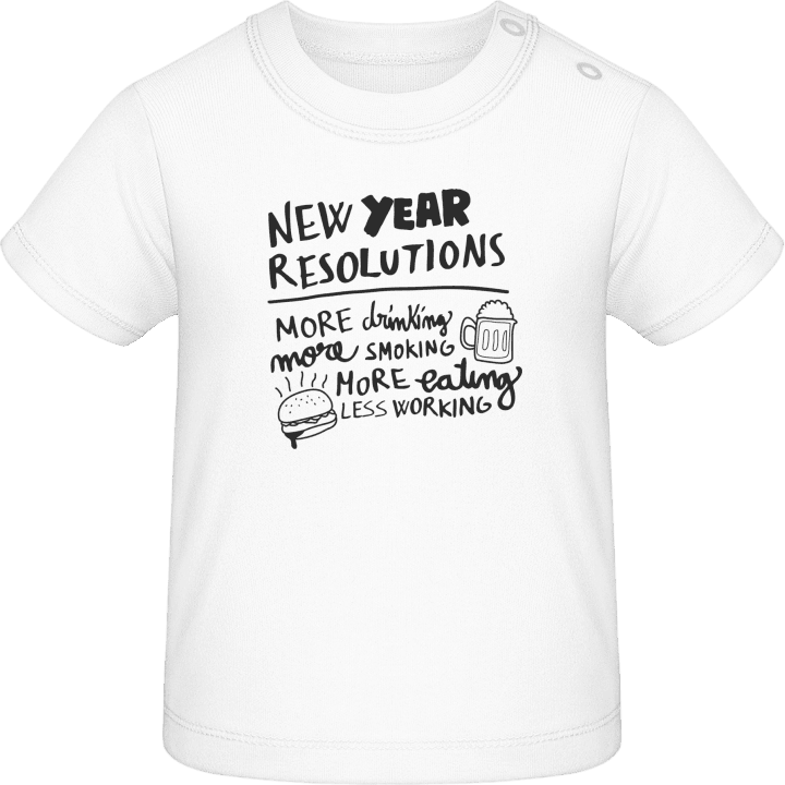 New Year Resolutions T-shirt för bebisar 0 image